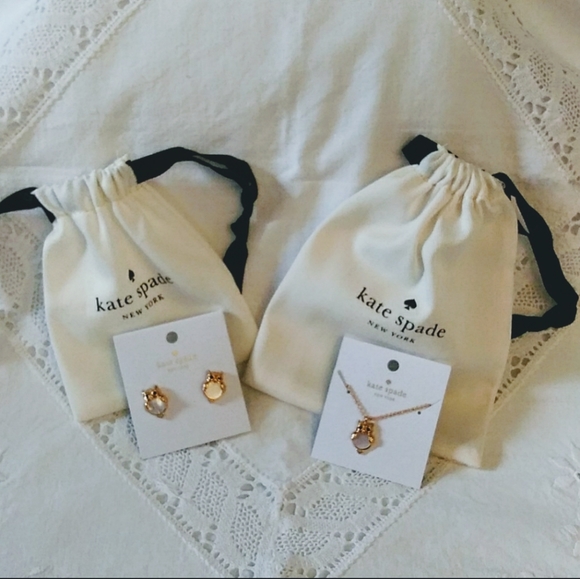SALE Kate Spade Into The Woods Necklace Earrings - Picture 2 of 7